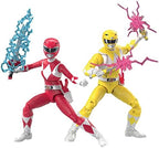 Hasbro Power Rangers Lightning Collection Mighty Morphin Yellow Ranger & Red Ranger ''Swap'' Jason & Trini Boom Comics 2-Pack 6-Inch Action Figures, (F6887)