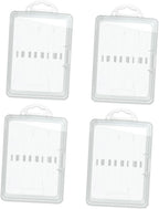 4pcs Toothbrush Head Storage Case Compatible Electric Toothbrush Heads Travel-friendly Organizer