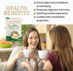 DelighTeas Stomach & Liver Tea | Ayurvedic Herbal Blend for Digestion | Organic Milk Thistle, Fennel, Ginger, Peppermint & Licorice | Vegan, Caffeine-Free, Sugar-Free | Loose Leaf, 50 Servings, 5oz