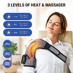 Shoulder Heating Pads for Rotator Cuff Pain, Heated Shoulder Wrap Brace for Men Women