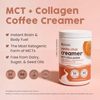 NativePath Vanilla Chai Keto Coffee Creamer, 30 Servings - MCT Oil & Collagen Protein, Sugar Free, Non-Dairy - Grass-Fed, Monk Fruit Sweetened (7.1 oz)