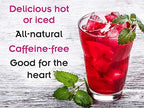 Very Berry Hibiscus Herbal Fruit Tea - Caffeine Free Loose Leaf Bulk Berries Herbs and Fruit - 5 Oz Pouch