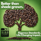 Tomorrow's Coffee Organic, Smithsonian Bird Friendly Certified, Fair Trade, Shade Grown Coffee, Dark French Roast with chocolate flavor | Sustains Amazon Rainforest, Compostable Bag, Eco-Friendly Packaging (1 lb., whole bean)