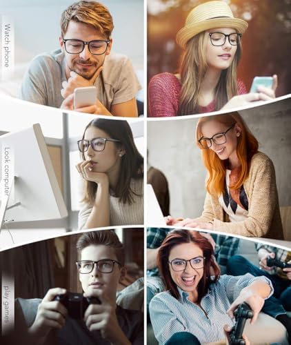 MEETSUN Blue Light Blocking Glasses Women Men, Anti Eye Strain Headache (Sleep Better),Computer Glasses UV400 Lens (Transparent Pink Frame)