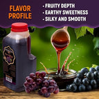 Abdurrahman Tatlici Grape Molasses (Uzum Pekmezi), 1.4lb, Pekmez, Grape Molasses Turkish, Turkish Molasses, Petimezi, Traditional Turkish Sweetness, Grape Syrup for Drinks