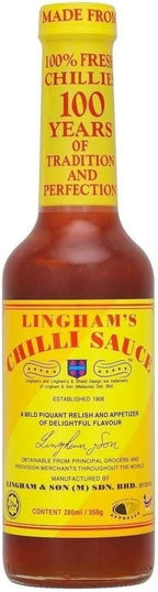 Lingham's Chilli Sauce (280ml) - Pack of 2