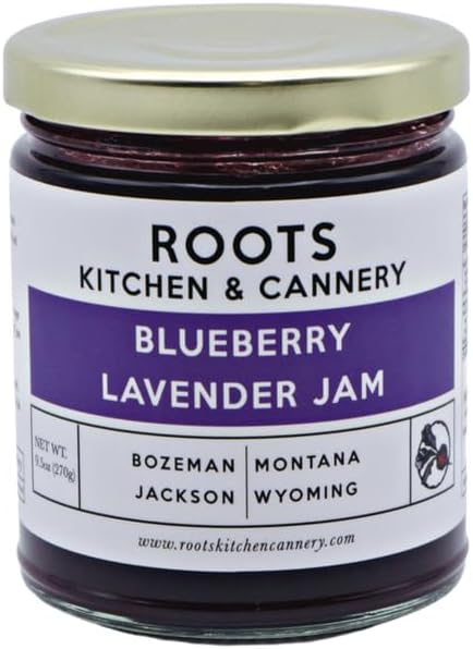Roots Kitchen & Cannery Blueberry Lavendar Jam, 9.5 OZ