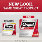 Orajel 3X Medicated Toothache & Gum Pain Gel, Immediate Pain Relief, Extra Strength, 0.42 oz