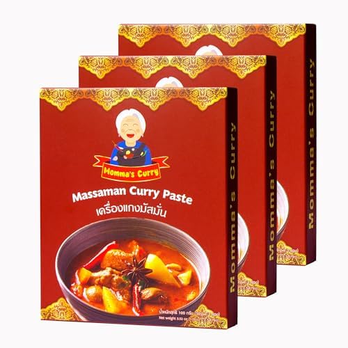 Momma’s Curry Authentic Massaman Curry Paste – Rich & Aromatic Thai Spice Blend (50g) – Gluten-Free, No Preservatives