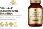 Solgar Vitamin C 1000 mg with Rose Hips, 250 Tablets - Antioxidant & Immune Support - Overall Health - Supports Healthy Skin & Joints - Non-GMO, Vegan and Kosher - 250 Servings