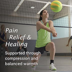 Actimove Sports Edition Ankle Support Elastic Wrap Around – For Pain Management – For Sprained, Swollen or Weak Ankles – Left/Right Wear – Black, Large