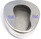 Bedpan for Women Men Elderly Female Male Bedridden Patient Hospital Home Bed Pan Emergency Device (Stainless Steel)