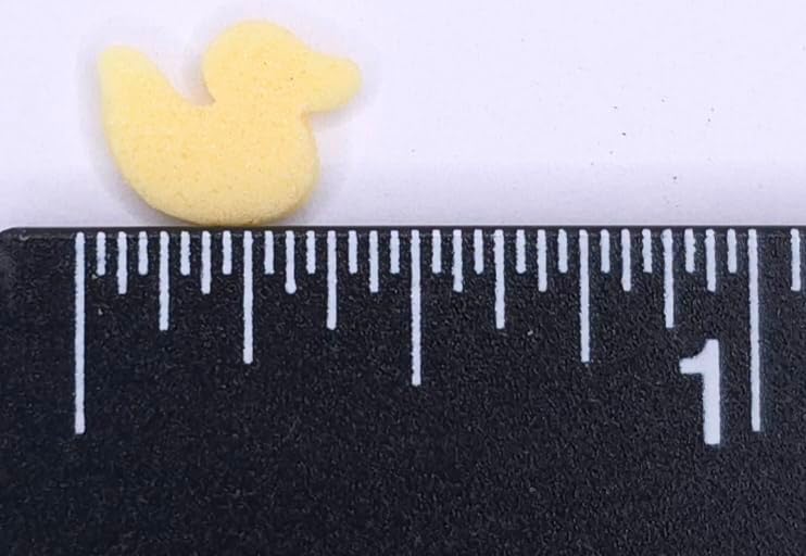 NCS Duck Shaped Edible Sprinkles – Yellow Cupcake, Cake & Cookie Decorations, 7 oz