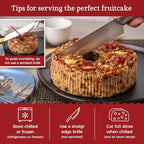 Beatrice Bakery Co. Original Fruitcake in Holiday Tin, Grandma's Old Fashioned Fruit and Nut Freshly Made, Brandy, Bourbon and Rum Fruitcake, Est. 1917 (48 oz Tin)