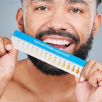 AUEAR, 20 Pack Teeth Shade Guide Whitening Chart Tooth Color Cards White