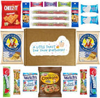 Hangry Kit Birthday Snack Box - (20 count) Happy Birthday Gift Basket Care Package - Contains Birthday Snacks, Cookies, Chips, Candy. Party Variety Gift Box.