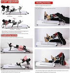 S,Wireless Knee Joint Rehabilitation Trainer, Home Use Lower Limb Knee Flexion and Extension Exercise Equipment, Adjustable 0-120° Lower Limb Traction Machine