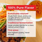 Red Boat Fish Sauce | Premium 40°N Fish Sauce made with just 2 ingredients in Vietnam | Keto, Paleo & Whole 30 | Gluten and Sugar free | 17 fl oz