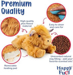 Highland Cow Microwavable Stuffed Animal – 1.5 lb Unscented Heating Pad Plush, Soft Cozy Cute Cow Toy for Relaxation and Comfort, Gift for Women, Girls, Adults & Kids by Happy Fuel