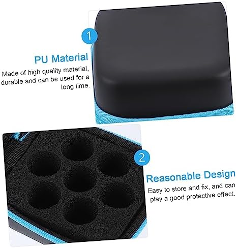 Essential Oil Storage Bag Portable Organizer Pouch for Travel Size Bottles Compact Essential Oil Carrying Case with Protective Pu Material