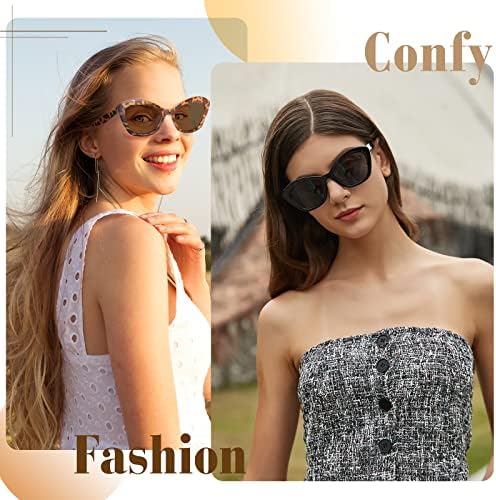 LKEYE Bifocal Reading Glasses for Women Designer Cat Eye Oversized Frame Blue Light Blocking Readers Oprah Stylish Eyewear