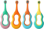 Baby Toothbrush,Lovely Calabash Handle Design Soft Bristles Infant to Toddler Toothbrush,Small Head for 0-3 Years, Teething Relief,4 Pack