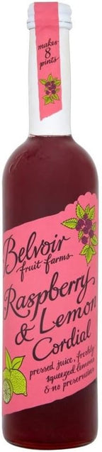 Belvoir Raspberry & Lemon Cordial (500ml) - Pack of 2