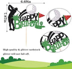 Kaoenla Golf Happy Birthday Cake Topper-Sport Theme Man Boy Girl Birthday Cake Decorations (Golf)