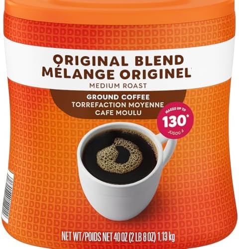 Dunkin Donuts Original Blend Ground Coffee, Medium Roast (40 Ounce)