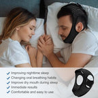 Anti Snoring Devices, Chin Strap for Sleeping, Adjustable Breathable Chin Strap for Men and Women Sleeping, Snoring Solution Effective Anti Snore Device, Enjoy a Nice Evening