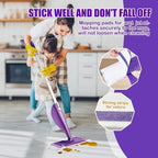 Mop Pad Refill Compatible with WetJet Spray Mop, Wet Jet Mopping Pads for All Purpose Multi Surface Hardwood Floor Cleaning, 4 Layers Thickened and Super Absorbent, 80 Count. (80)
