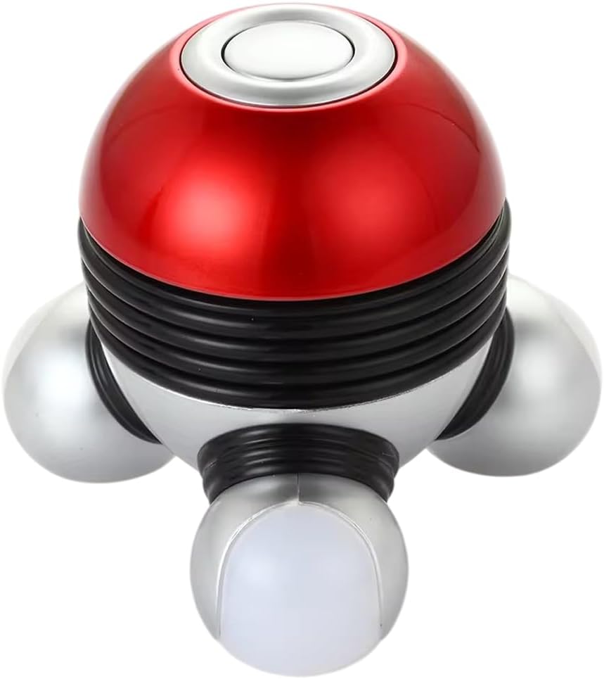 Mini Massager - Portable Compact Massage Tool for Neck Back Shoulder Leg, Rechargeable & Adjustable Vibration for Home Office Travel Use