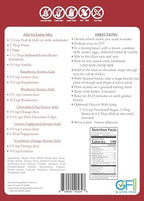 Mom's Place Gluten-Free Scrumptious Sweet Scone Mix with 5 Recipes, Quick & Easy, Nut-Free, Dairy-Free & Soy-Free, 8 Servings, 15.3 oz
