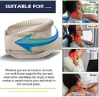 Wonder Care Rigid Cervical Collar Neck Brace for Restricting Cervical Motion -Relieves Neck Discomfort, Pain and Spine Pressure for Women and Men