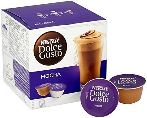 Nestle Dolce Gusto mocha Coffee Capsules 16 Capsules (3 Pack)