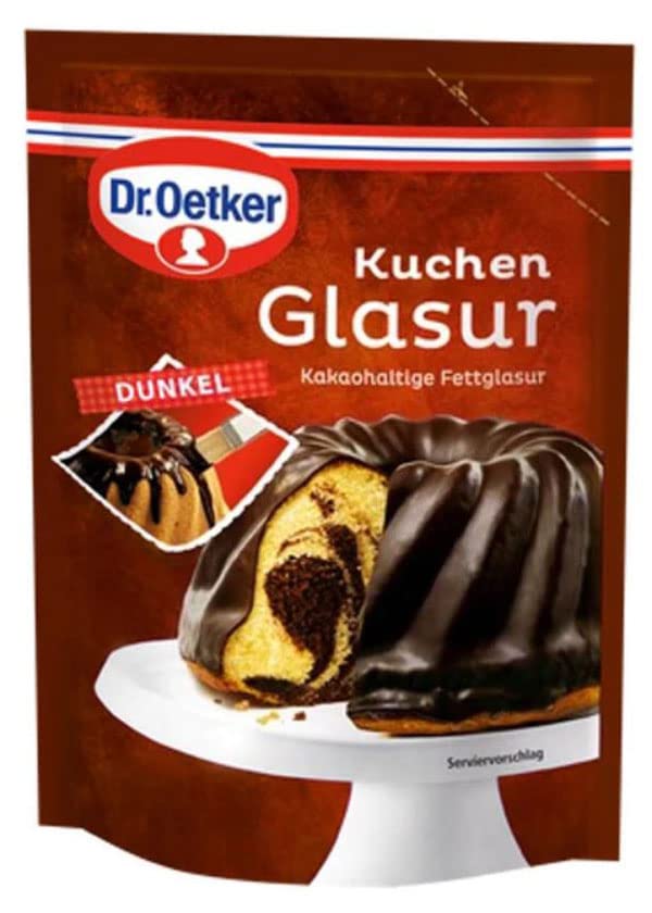 Dr. Oetker Dunkel Kuchen Glasur 150g
