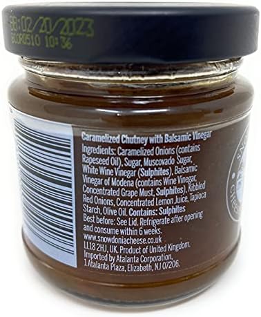 Snowdonia Cheese Company Balsamic Caramelised Onion Chutney | 1 Pk Chutney Jar - 3.5 oz