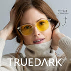 TrueDark by Dave Asprey | Daylights Yellow Lenses Block 75% of Blue Light for Heavy Daytime Screen Use