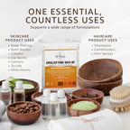 Non-GMO Emulsifying Wax NF Pastilles (1 LBS / 16 OZ) 100% Natural Plant Derived | For Lotions, Creams, Soap Making, Hair Products | Cosmetic Grade | Product of USA | 1 POUND