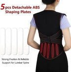 Magnetic Back Support Self-Heating Therapy Vest Full Back Support 108 Pieces Magnets Waist Back Brace Corrector Posture Belt Decompression Lumbar Spine Shoulder,M