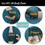 CIYAGPOOU Self Adhesive Bandage Wrap,2 Inch Black Breathable Elastic Cohesive Bandages, Vet Wrap Sports Tape Bulk for First Aid Supplies, Wrist Sprains Protection