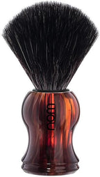 NOM Gustav Shaving Brush | Vegan Shave Brush for Shaving soaps and creams | sustainable eco-friendly and reusable |Exfoliating Shaving Brush | Havanna handle