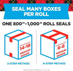 Scotch Heavy Duty Shipping Packing Tape, Clear, Shipping and Packaging Supplies, 1.88 in. x 27.7 yd., 1 Tape Roll with Dispenser