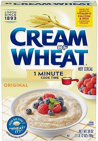 Cream of Wheat Original Stove Top Hot Cereal, 1 Minute Cook Time, 28 Ounce