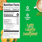 Pyure Organic Stevia Packets | Zero Calorie Sweetener for Coffee, and Baking | Granulated Stevia Sugar Substitute | Plant-Based, Keto, Diabetic & Paleo Friendly | USDA Organic, Non-GMO | 40 Packets