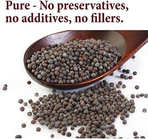 The Spice Way Brown Mustard Seeds - whole seeds, 8 oz
