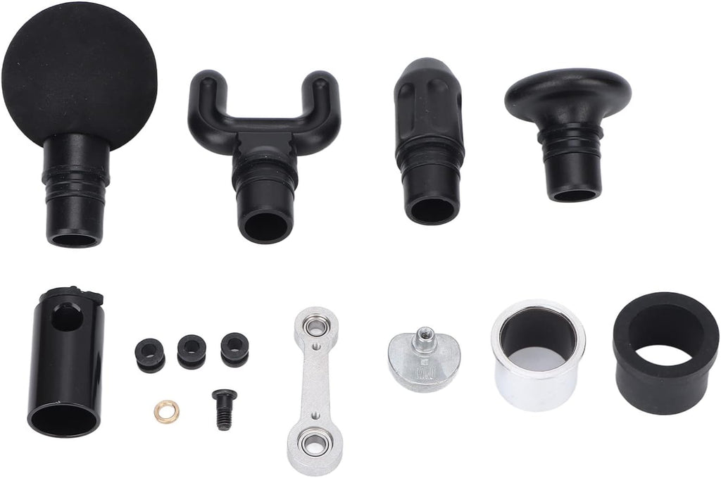 ZJchao Muscle Massager Gun Replaceable Head Set, Mini Fascia Gun Hardware Accessories, Silicone Parts Link Rod Piston Connecting Rod Massager Gun Attachment