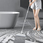Multifunction Floor Squeegee Broom for Pet Hair Removal, Silicone Magic-Style Broom for Floor Cleaning, 51.77" Long Handle for Carpet, Bathroom Tile, Hardwood Floors, Garage, Liquid Spills, Fine Dust