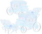 2Pcs Carriage Candy Boxes for Wedding Party Favors Packaging Container for Candy Storage Elegant Treat Holder for Celebrations Decorative Candy Packing Box