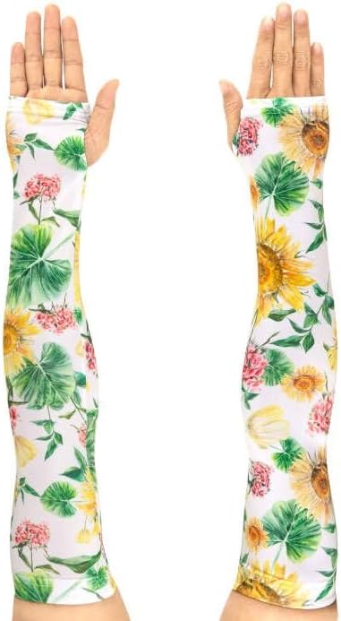 TUYUU Farmers Gardening Sleeves Women,Thorn Proof Garden Sleeves,Sun Protection Cooling Arm Sleeves to Cover Arms.Garden Gift